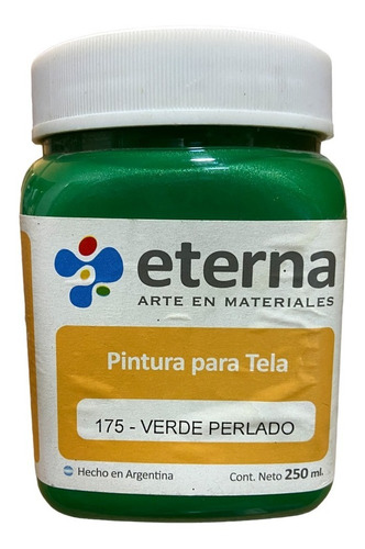 Pintura Para Tela Perlado Eterna 250ml X Unidad