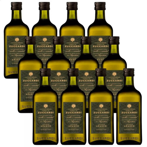 Aceite Oliva Familia Zuccardi Arauco 500ml - X12 Unidades