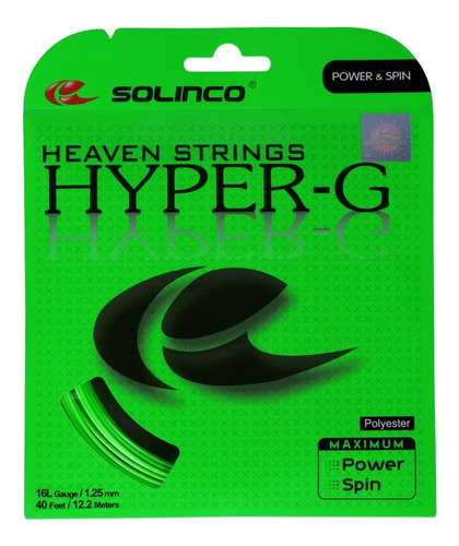 Juego De Cordajes De Tenis Solinco Heaven Strings Hyper-g, L