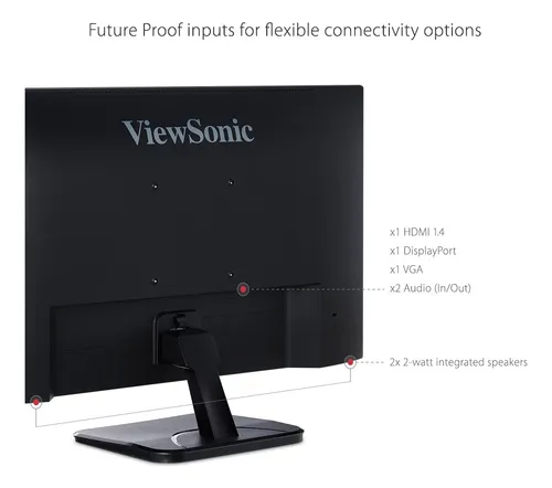 Monitor Viewsonic Va2256-mhd De 22 Ips Full Hd Con Freesync,