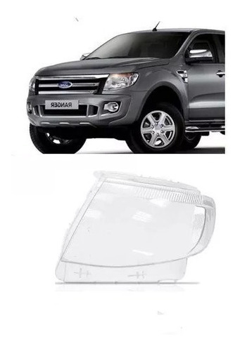 Lente Farol Ford Ranger 2013 /2016 Esquerdo