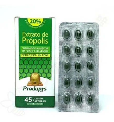 Imagem 2 de 4 de 2própolis Verde - 45 Caps - Suplemento Alimentar - S/ Alcool