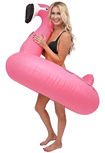 Gofloats Flamingo Pool Float Party Tube, Float In Style (par