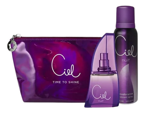 Imagen 1 de 6 de Set Ciel Nuit Perfume Desodorante Bolso Mujer Original