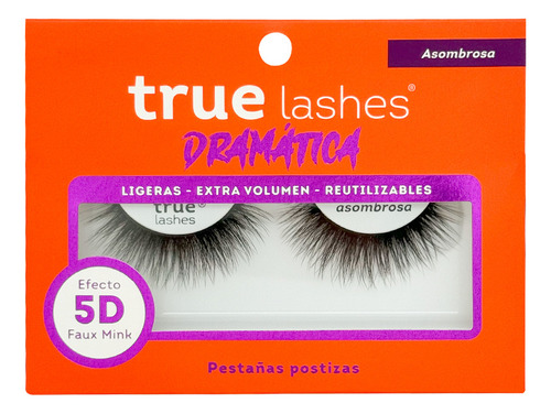 Pestañas Postizas True Lashes Colección Dramática Color Asombrosa