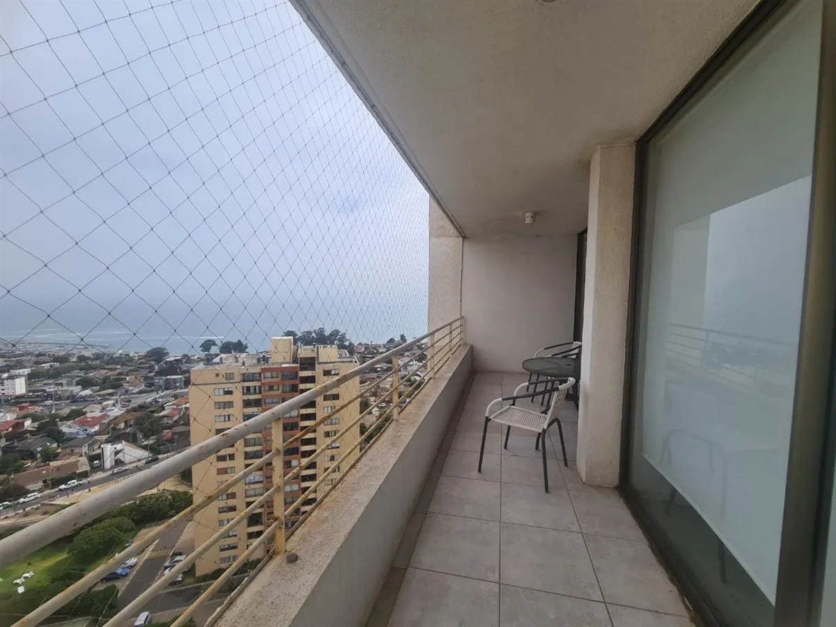 Imagen 2 de 30 de Departamento 3d 2b 1e 1b Con Vista Al Mar En Concón