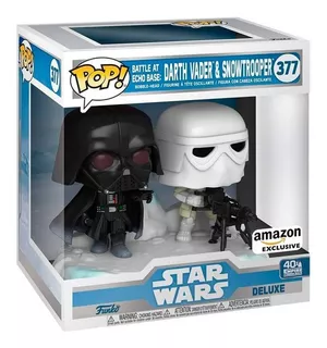 Pop Star Wars Darth Vader & Snowtrooper 377 Ex Amazon