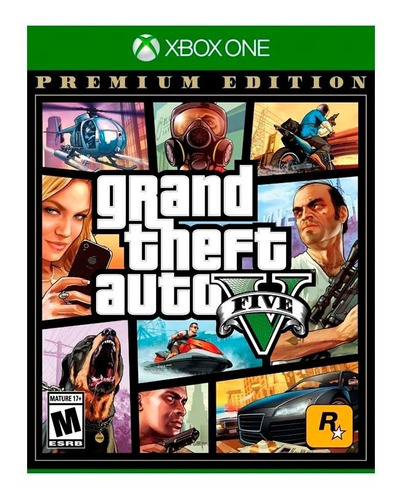 Juegos Gta V Grand Theft Auto 5 Premium Edition Xbox One /u