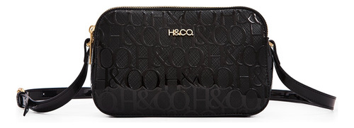 Bolsa Croosbody H&co De Charol Con Logotipo