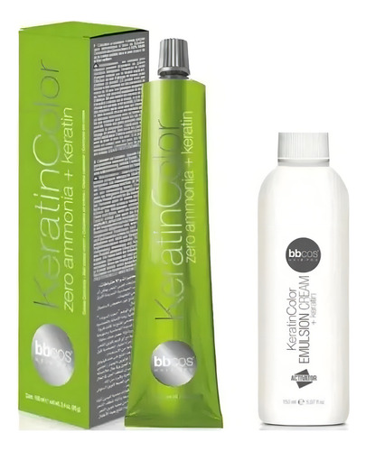 Tintura Keratincolor Sin Amoniaco 100 Ml Bbcos Tono 70 rubio natural