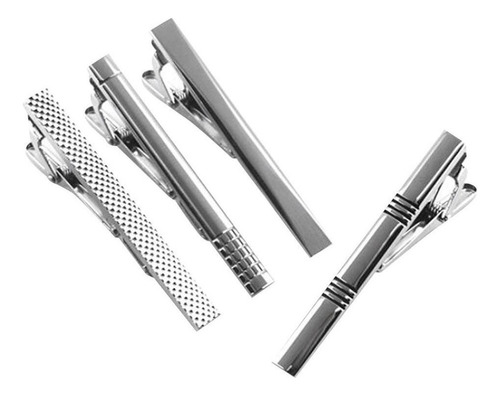 Youpin 4 Pcs Pasador De Corbata De Metal Con Clip De
