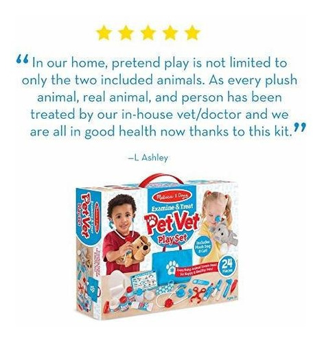 Melissa Y Doug Exam Y Treat Mascota Veterinaria Juego De Jue