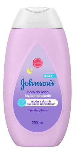 Loção Hidratante Johnson's Baby Hora do Sono Frasco 200ml