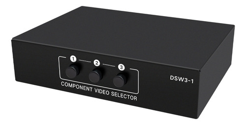 Selector De Componentes Rca Ypbpr Rgb De 3 Canales Av Switch