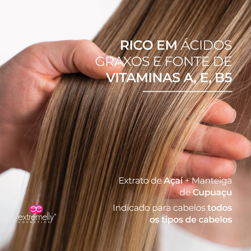 Shampoo Sem Sal Antioxidante Açaí Cupuaçu Cabelo Danificado