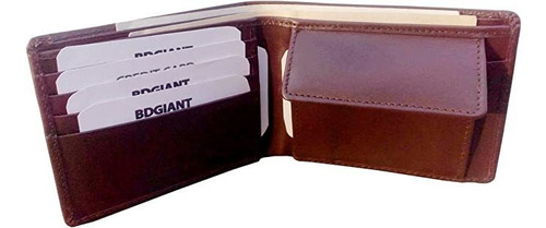 Bdgiant - Cartera De Piel Para Hombre Con Monedero, 2