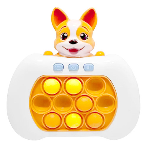 Minigame Pop-it Jogo Eletrônico Game Fidget Toys Cor Cachorro