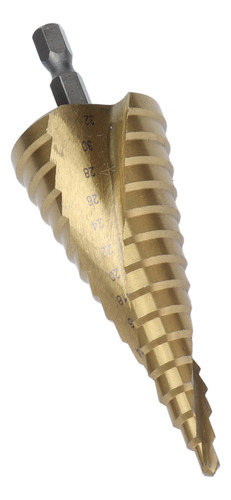 Broca Escalonada Step Bit Fast Change Hss Ti Coated Spiral