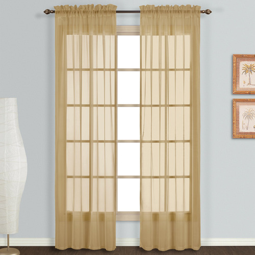 United Curtain Monte Carlo Paneles De Ventana, 118 X 108 Pu.