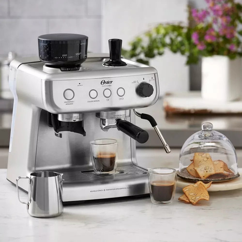 Cafetera Oster Expresso Con Molinillo Barista Max Bvstem7300