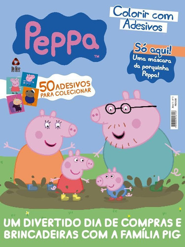 Livro: Peppa Pig Colorir Com Adesivos 01, De Entertainment One Uk Limited. Série Indefinido, Vol. 1. On Line Editora, Capa Mole, Edição 1 Em Português, 2020