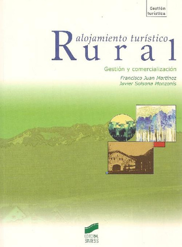 Libro Alojamiento Turistico Rural De Francisco Juan Martinez