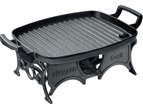 Réchaud Chapa Grill 30 X 24 Cm Alça De Ferro Panela Mineira