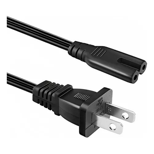 Cable De Corriente Tipo 8 Para Radio Laptop Y Otros 