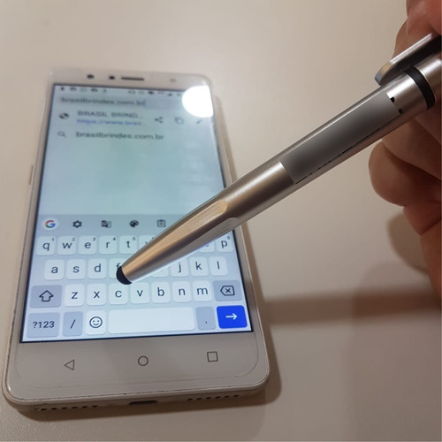 Imagem 3 de 3 de 100 Canetas Touch Personalizadas Com Sua Logomarca