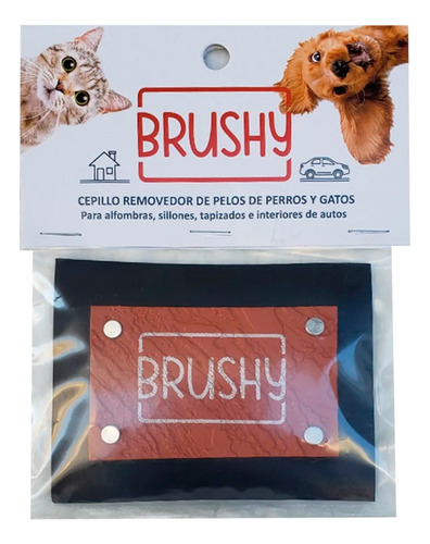 Brushy Cepillo Removedor Pelo De Mascotas Gatos Perros