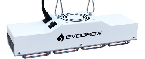 Panel Led Cultivo Evogrow 400w Reales Tecnologia Samsung Carcasa Blanco Luz 3500k + 660 Nm