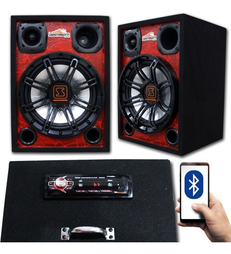 Caixa Amplificada Potente Subwoofer Jbl Selenium 750 W Som