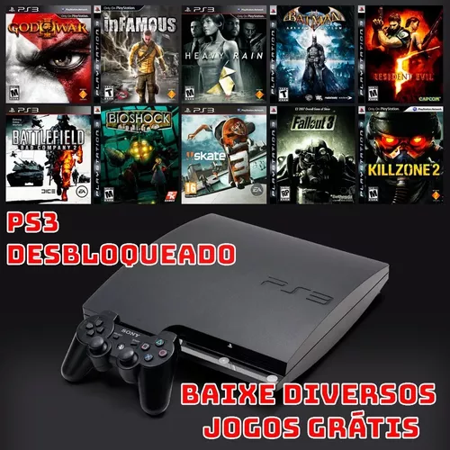 Playstation 3 Destravado Desbloqueado + Gta 4 E 5 + Lojas