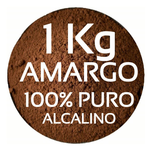 Cacao Amargo Puro Alcalino 1 Kg