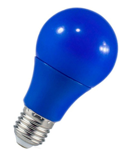 Ampolleta Azul Led Rosca Normal E27 9w