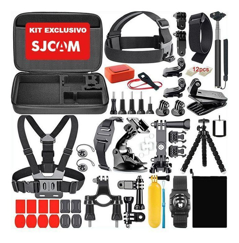 Acessórios Camera Sjcam Sj6 Sj5000 Elite Legend Pro Kit 4k