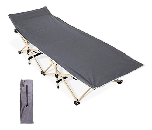 Imagen 2 de 10 de Pack 2 Catre Cama Campaña Camping Plegable Portatil
