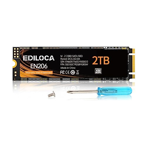 Ediloca En206 2tb Ssd M.2 Sata 3d Nand Tlc, M.2 2280