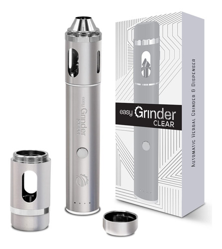 Easy Grinder Clear Glass Electric Herb Pollen Catcher Dispen