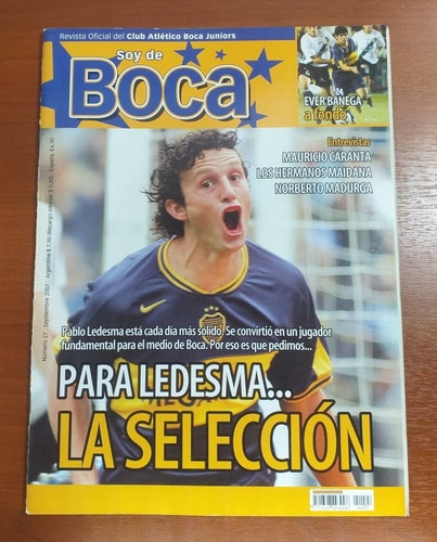Revista Soy De Boca Número 27 Para Ledesma La Selección