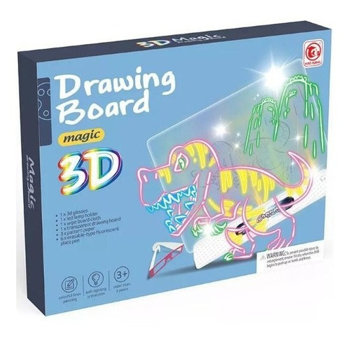 Tablero De Dibujo En 3d Pizarra Mágica