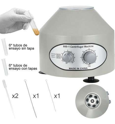 Centrifugadora Laboratorio Centrífuga 4000 Rpm+20 Ml X12 En