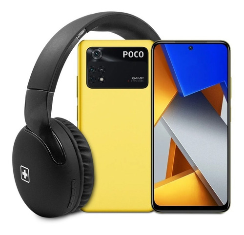 Celular Xiaomi Poco M4 Pro 8gb 256gb Yellow + Audifonos