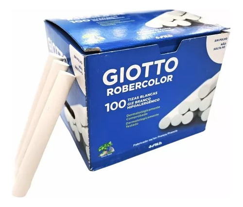 Tizas Giotto Hipoalergenica Blanco - Pack X100 