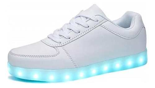 Zapatillas Luz Led De Moda Zapatos De Iluminación Recargable