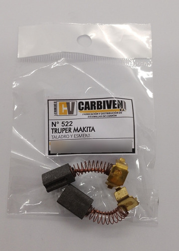 Carbon Para Esmeril Truper X Par Nro522 Marca Carbiven