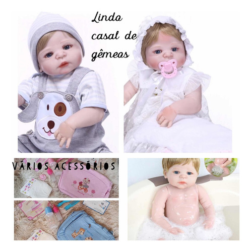 Lindos Casal Gemeos Reborn Todo Silicone Pronta Entrega Mercado Livre Lindos Casal Gemeos Reborn Todo Silicone Pronta Entrega Mercado Livre