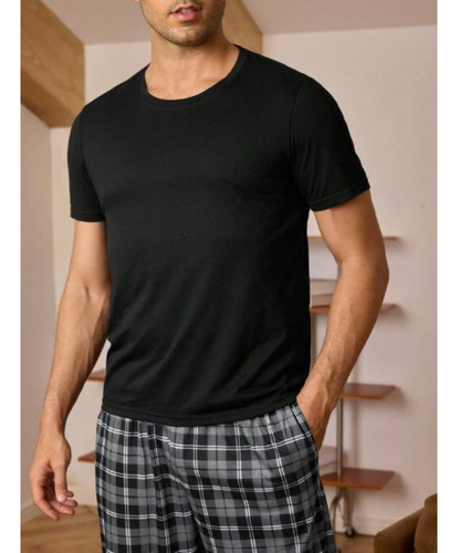 Pijama De Hombre Negro Own Uruguay