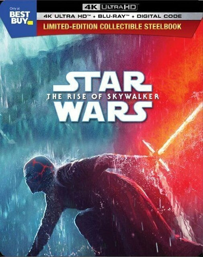 4k Uhd + Blu-ray Star Wars 9 The Rise Of Skywalker Steelbook