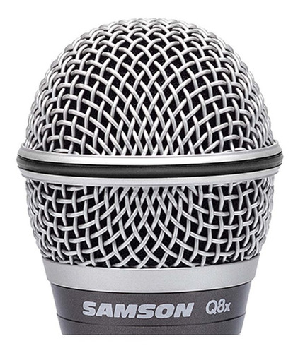 Imagem 2 de 6 de Microfone Samson Q8x Vocal Dinâmico Profissional